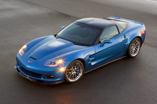 La ZR1 Corvette 2009 Jetstream Blue 