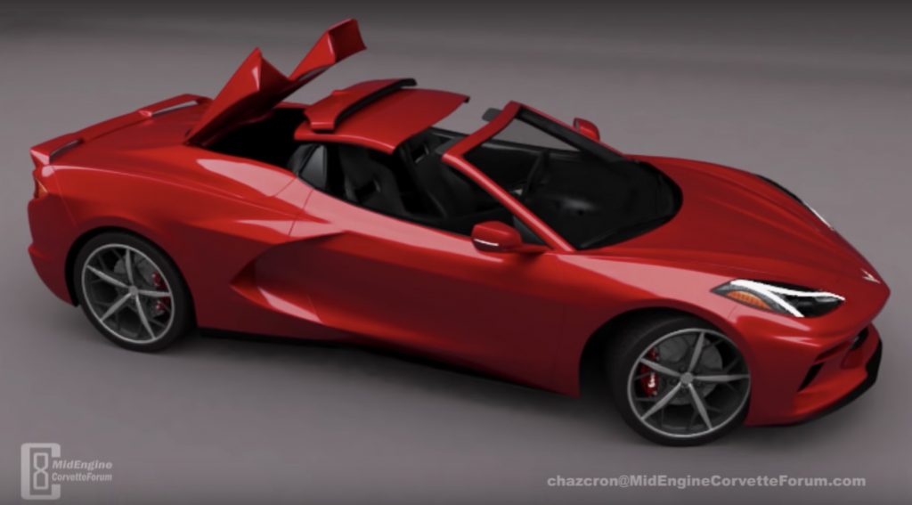 Here's Another Convertible C8 Corvette Rendering