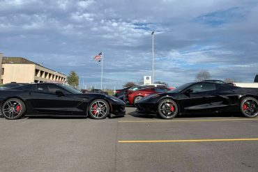 C7 and C8 side by side, nose to nose