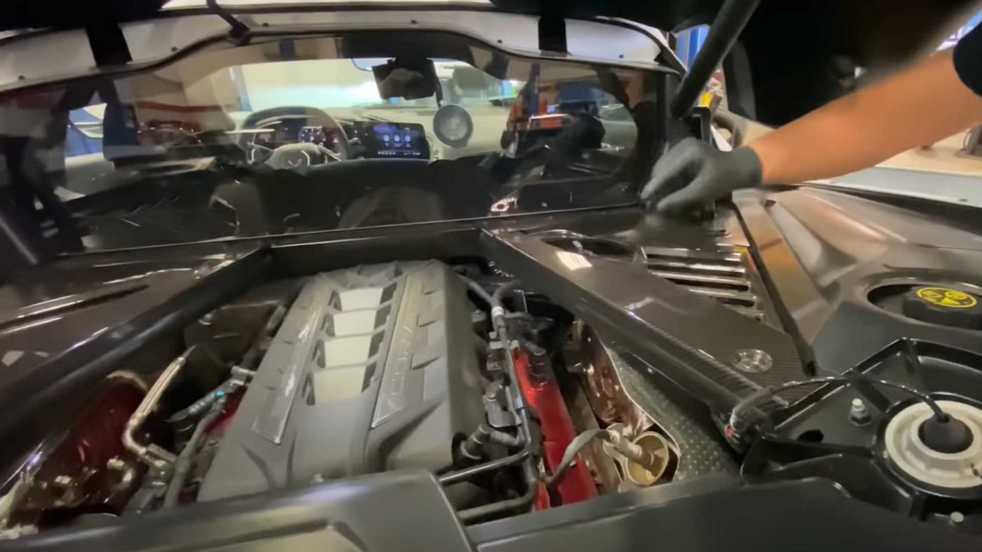 Corvette C8 Oil Change Procedure Video