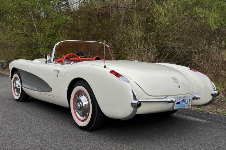 FOR SALE: A 1957 Chevrolet Corvette