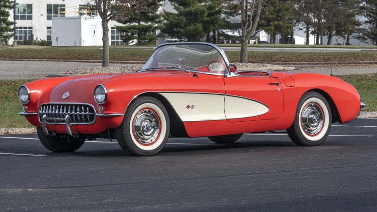 Venetian Red 1956 Chevrolet Corvette