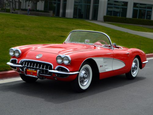 Signet Red 1958 Chevrolet Corvette