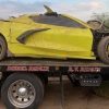 Accelerate Yellow C8 Crash