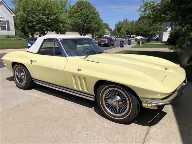 Goldwood Yellow 1965 Chevrolet Corvette