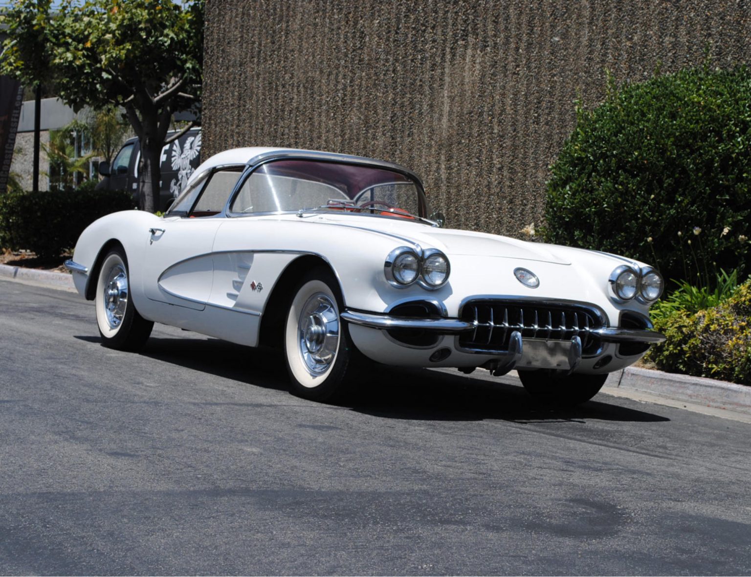 Snowcrest White 1958 Chevrolet Corvette