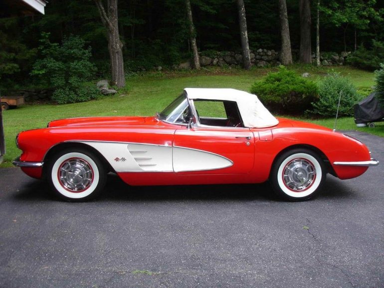 Roman Red 1960 Chevrolet Corvette