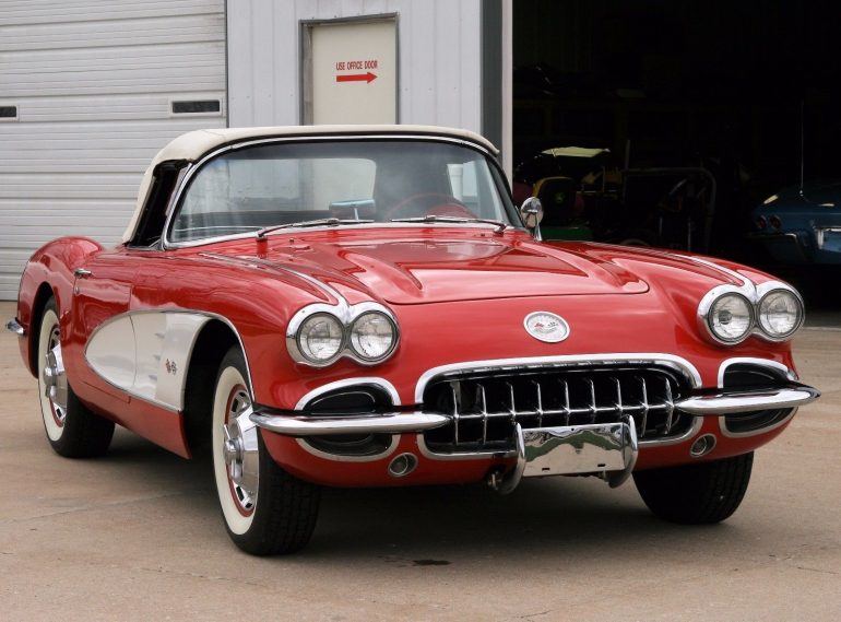 Roman Red 1960 Chevrolet Corvette