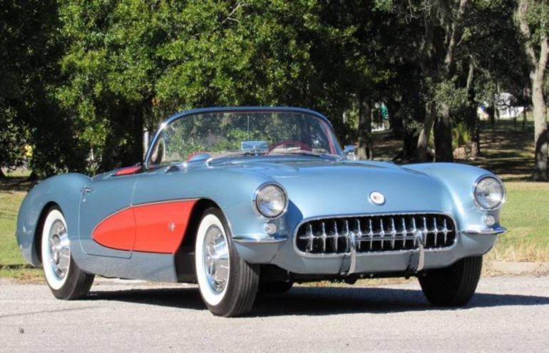 Arctic Blue 1957 Chevrolet Corvette