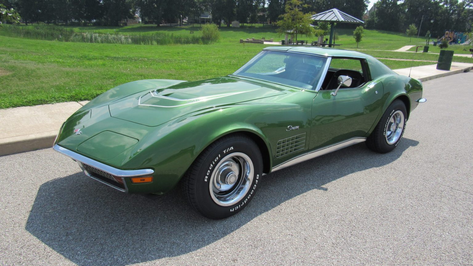 Elkhart Green 1972 Chevrolet Corvette