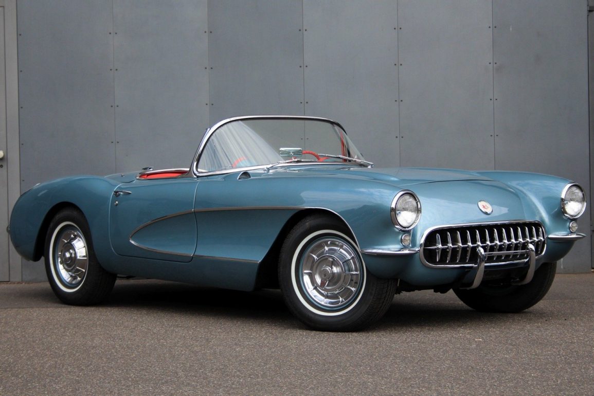 Arctic Blue 1957 Chevrolet Corvette