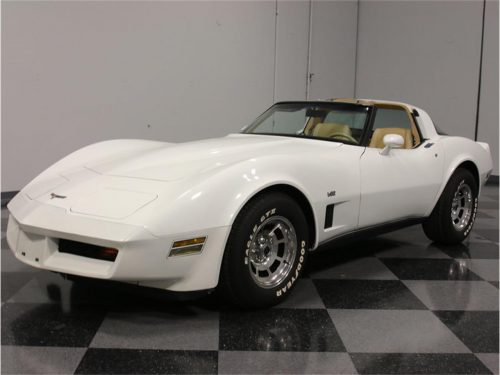 Classic White 1980 Chevrolet Corvette