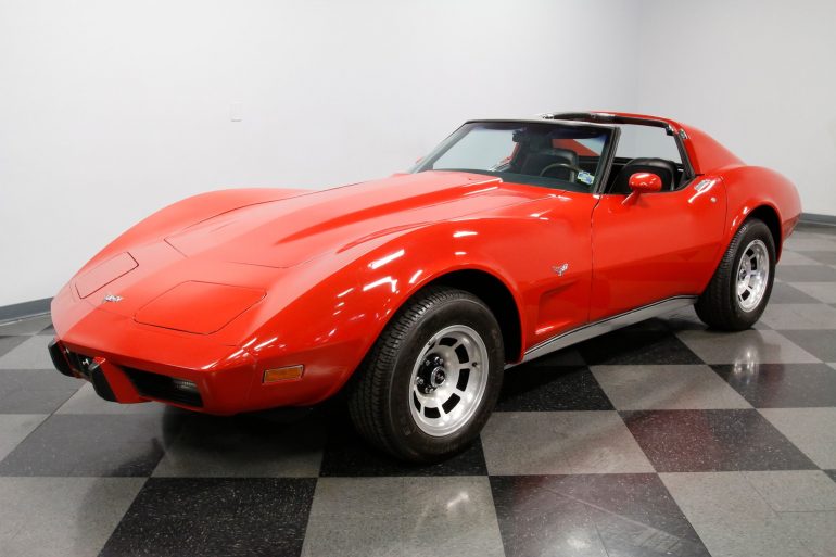 Medium Red 1977 Chevrolet Corvette