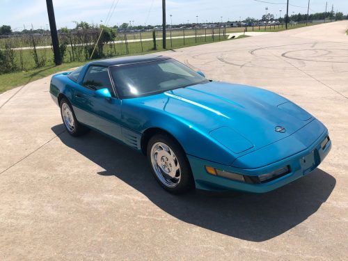 Bright Aqua 1993 Chevrolet Corvette