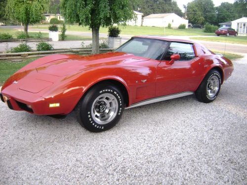 Medium Red 1977 Chevrolet Corvette