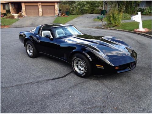 Black 1981 Chevrolet Corvette