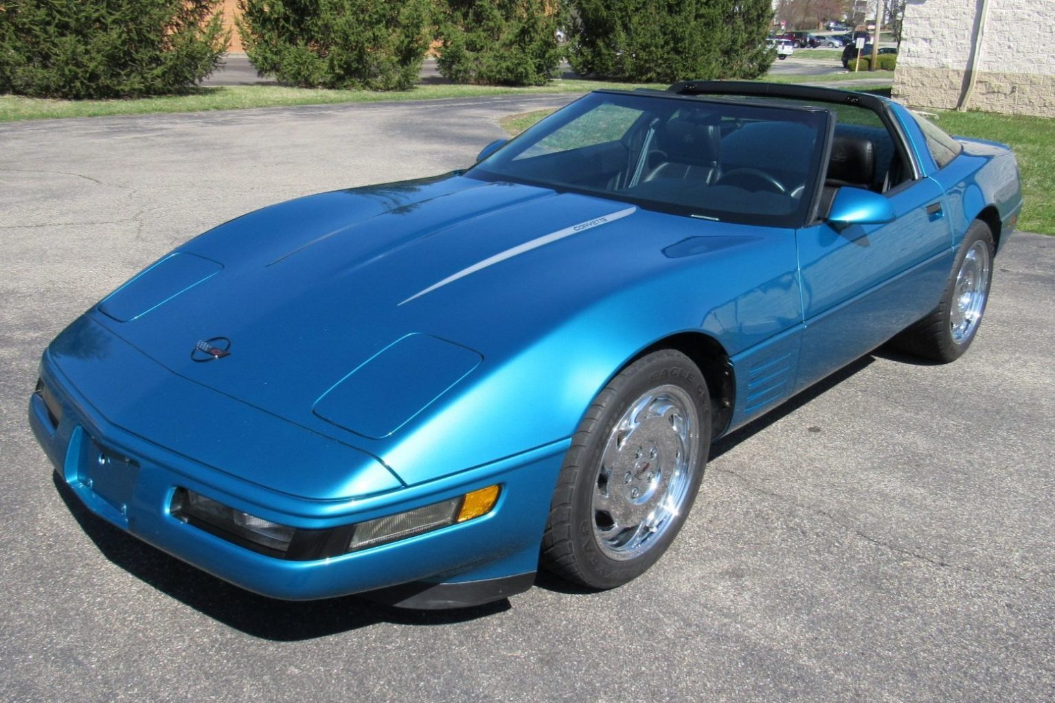 Bright Aqua 1993 Chevrolet Corvette