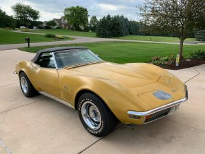 War Bonnet Yellow 1972 Chevrolet Corvette