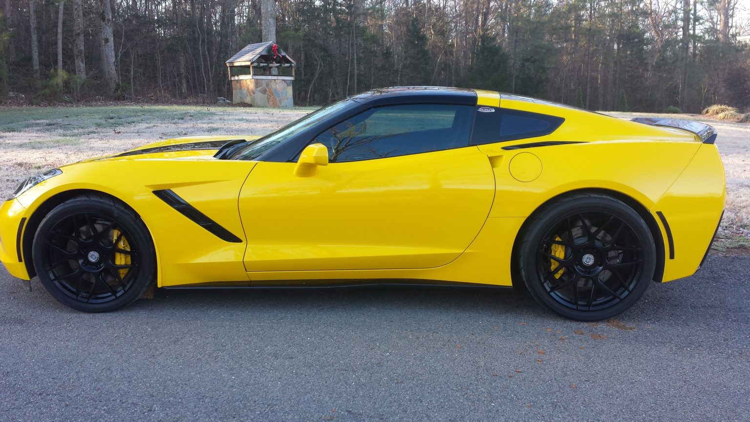 Chevrolet corvette yellow