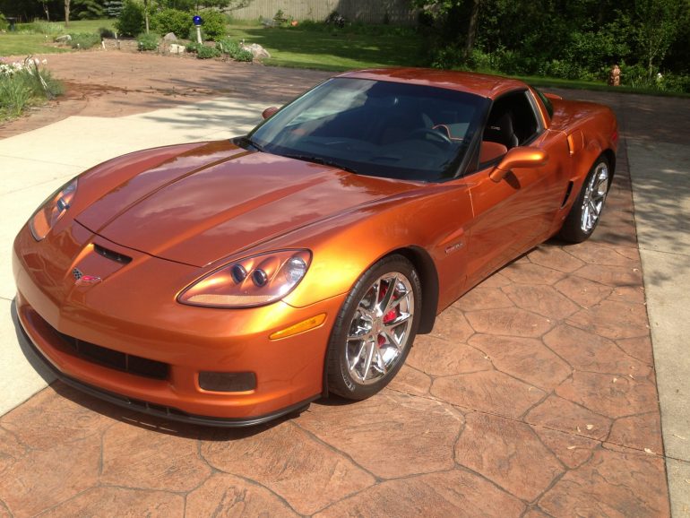 Atomic Orange 2009 Chevrolet Corvette