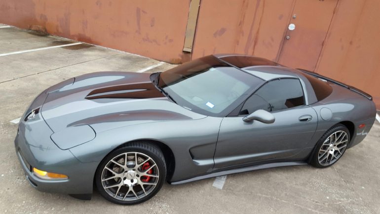 Medium Spiral Gray 2003 Chevrolet Corvette