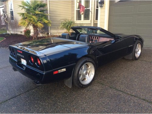 Black Sapphire 1989 Chevrolet Corvette