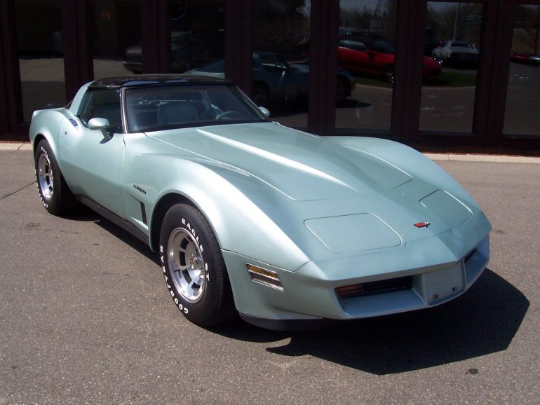 Silver Green 1982 Chevrolet Corvette