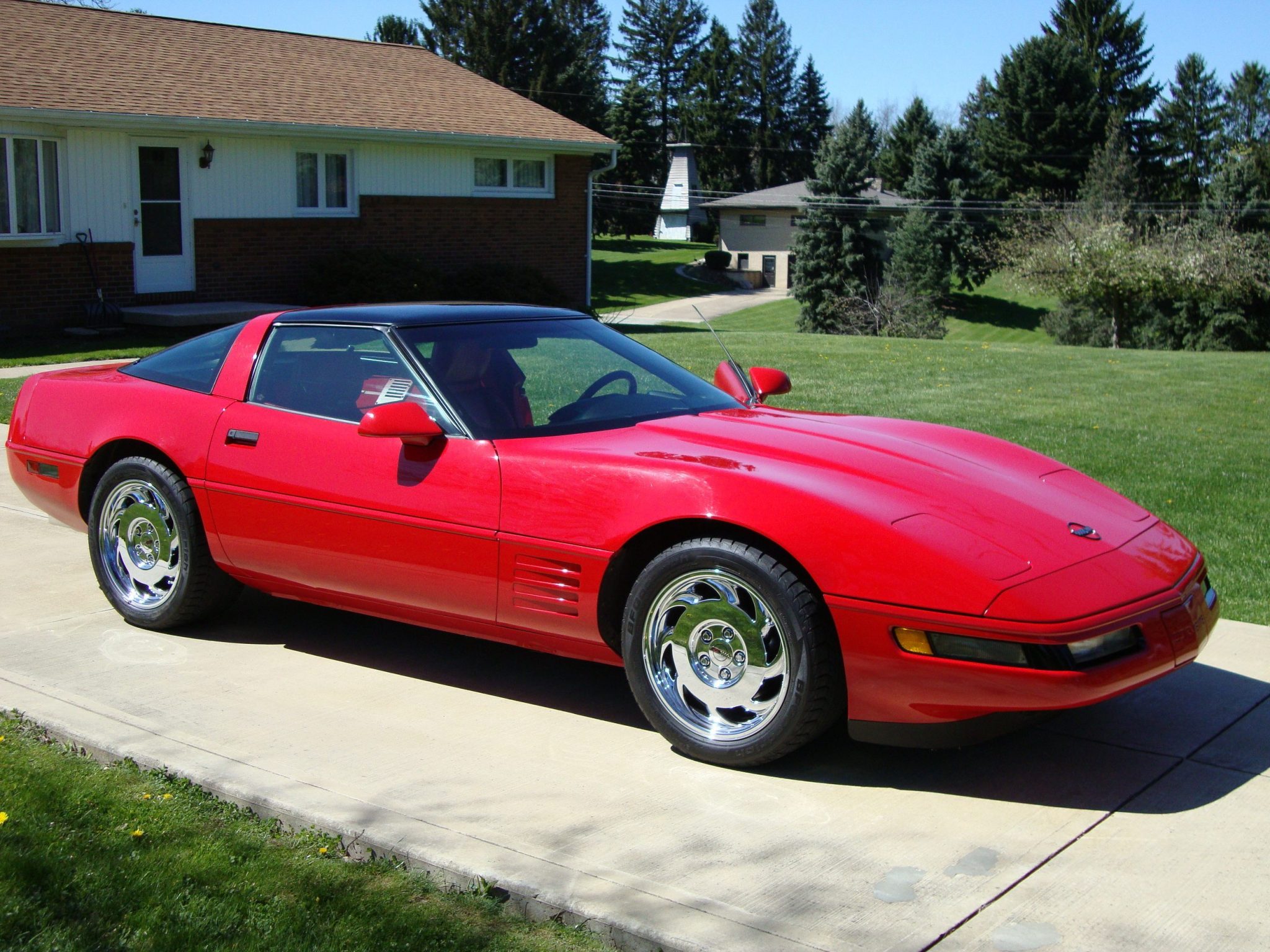 Dark Red 1992 Chevrolet Corvette