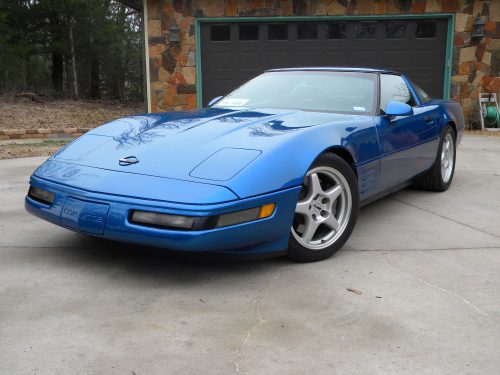 Quasar Blue 1993 Chevrolet Corvette