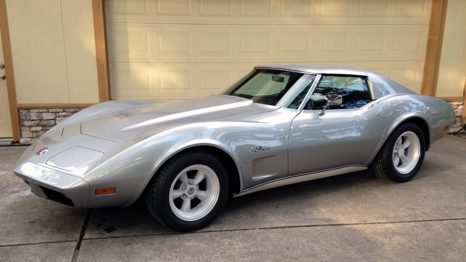 Silver 1974 Chevrolet Corvette