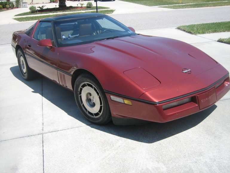 Dark Red 1986 Chevrolet Corvette