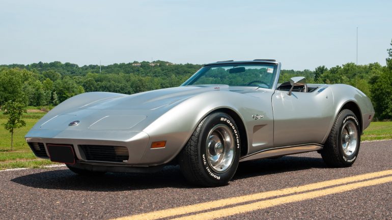 Silver 1974 Chevrolet Corvette