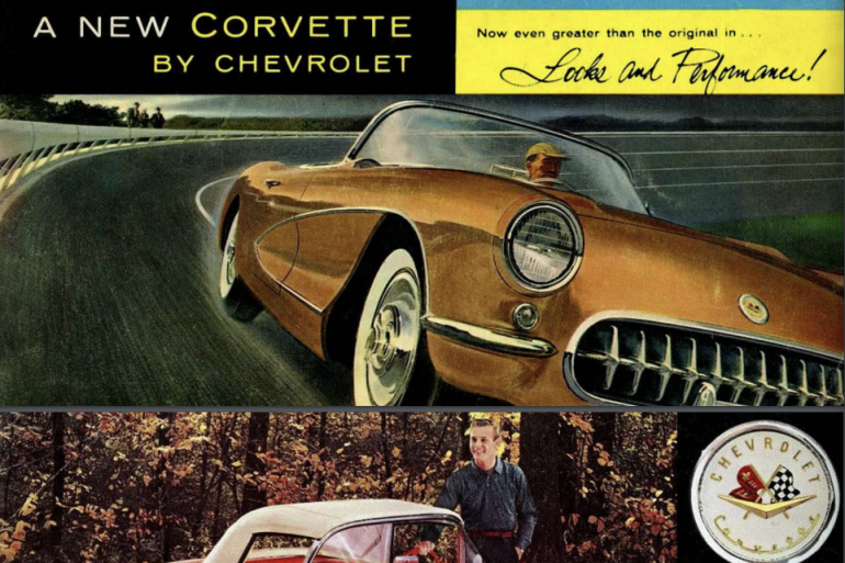 1956 Corvette Sales Brochure