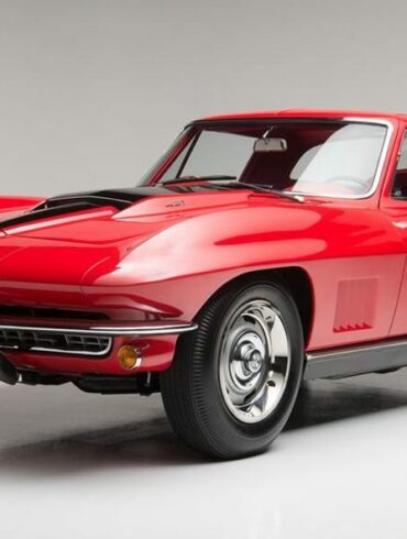 Red 1967 Corvette with L88 Engine