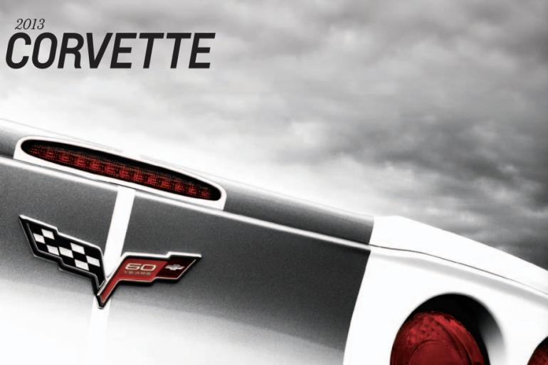 2013 Corvette Sales Brochure