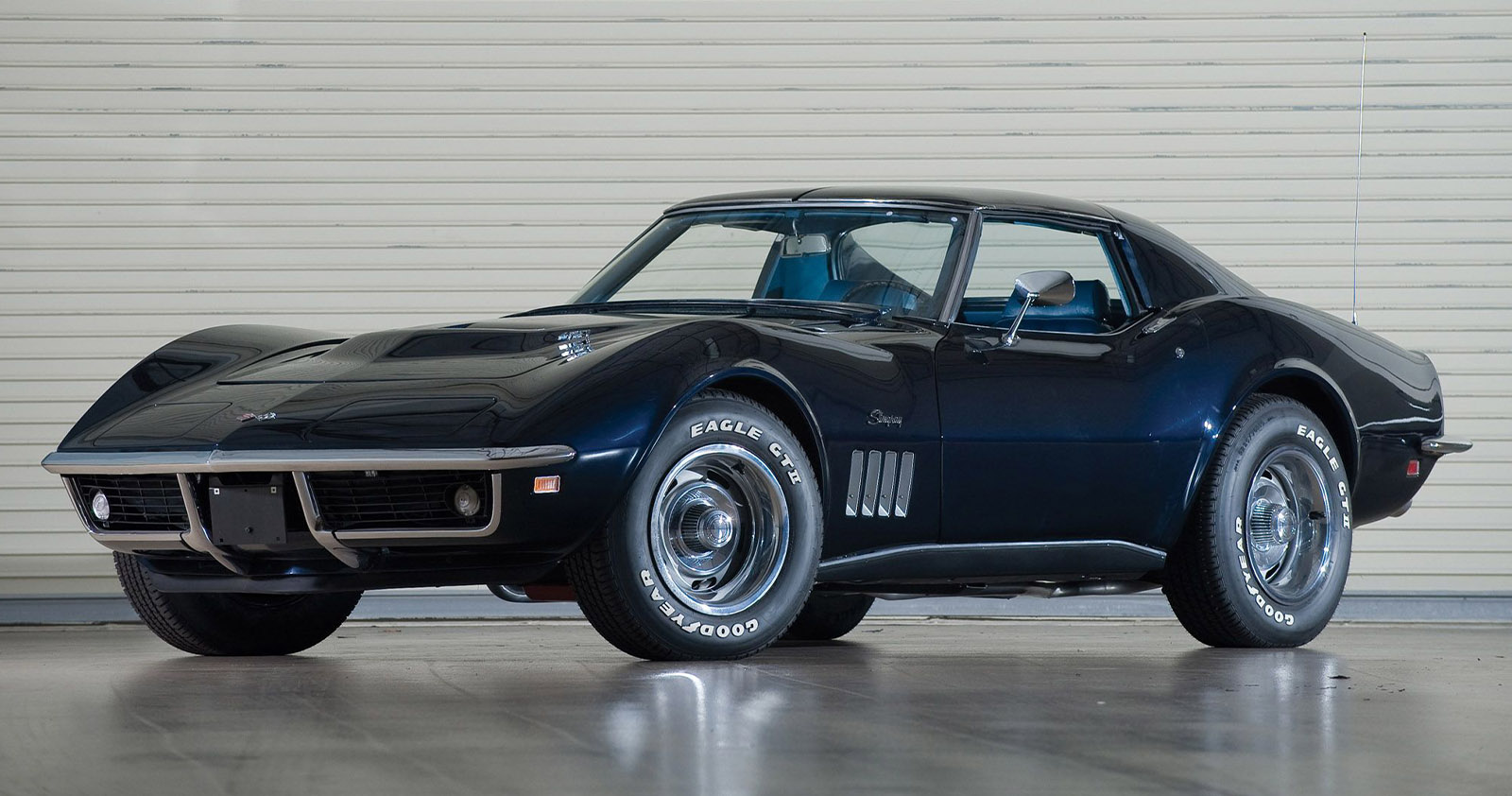 1969 black C3 Corvette Stingray