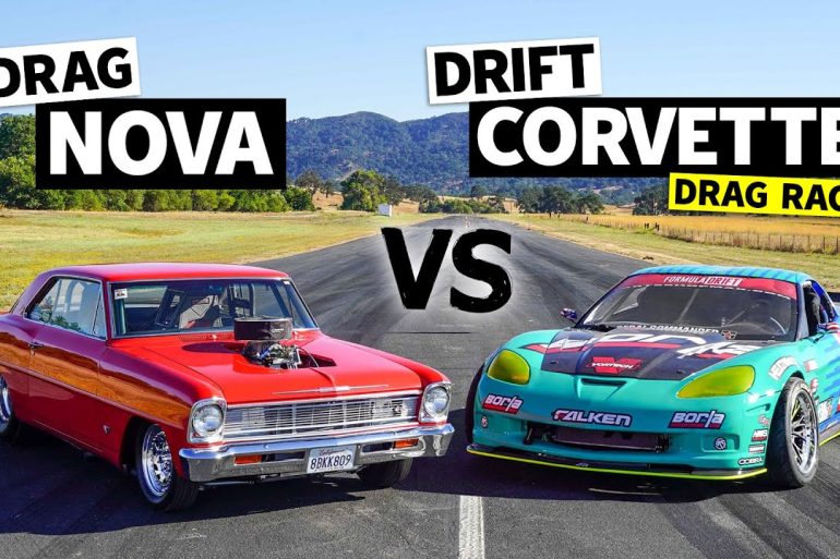 950-HP Corvette Lines Up Against A 920-HP Chevy Nova