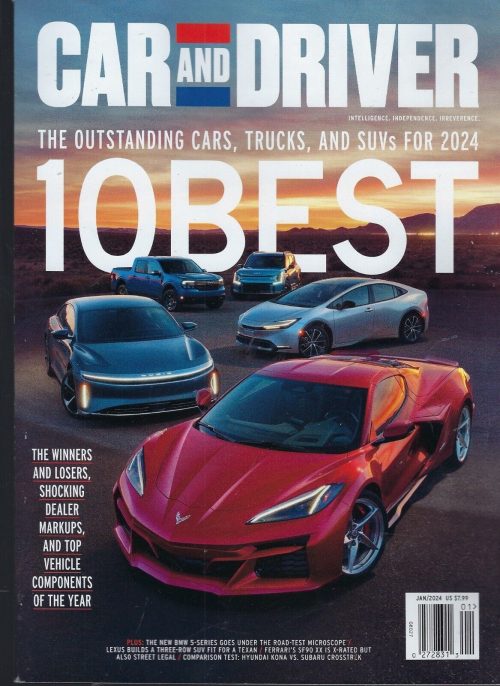 The Chevy Corvette Makes "Car and Driver's 10 Best" List