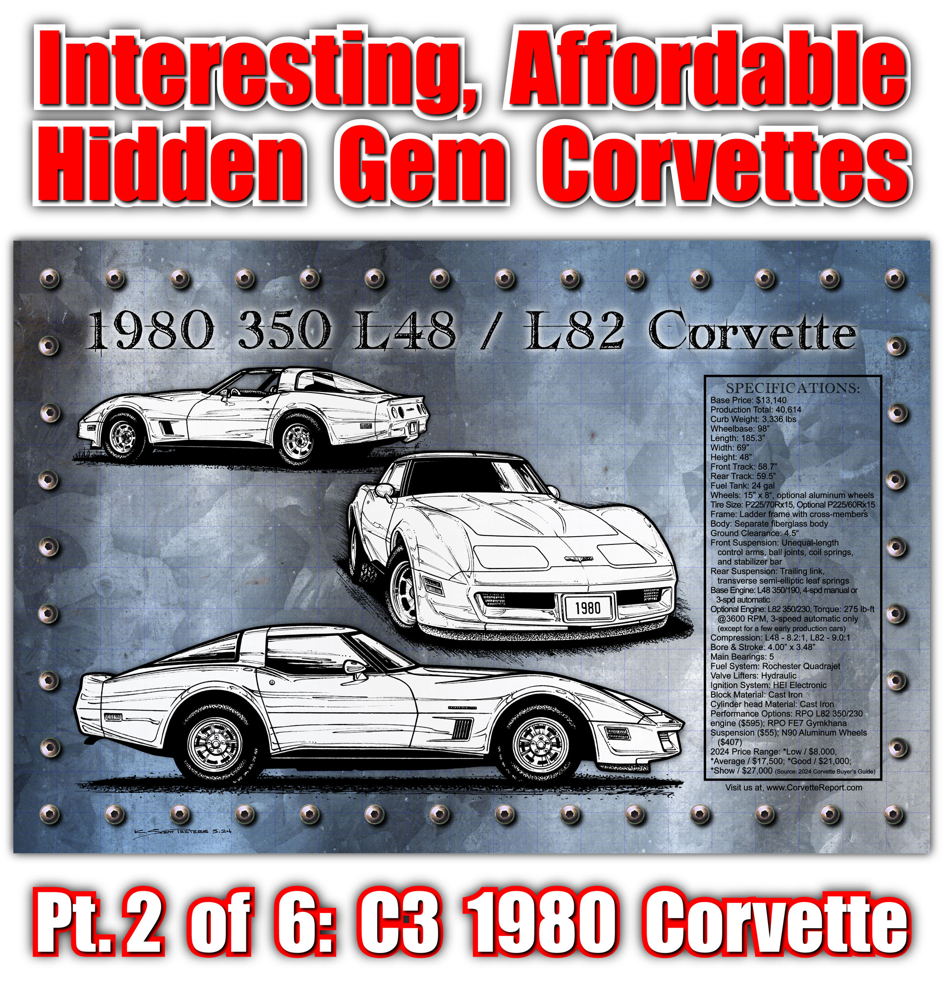1980 L48 L82 Corvette