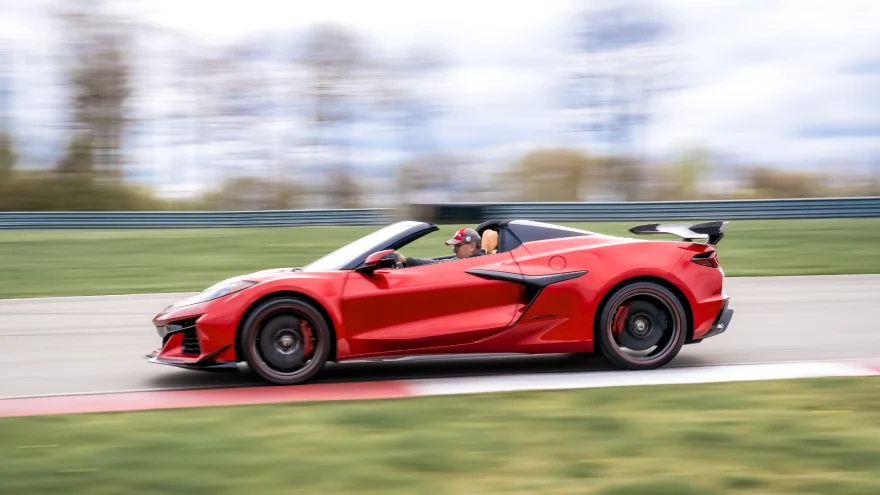 2024 PVGP sweepstakes C8 Z06 prize on track