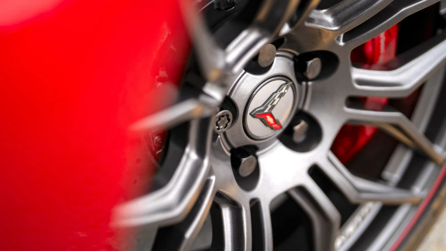 2024 PVGP sweepstakes C8 Z06 prize wheel closeup