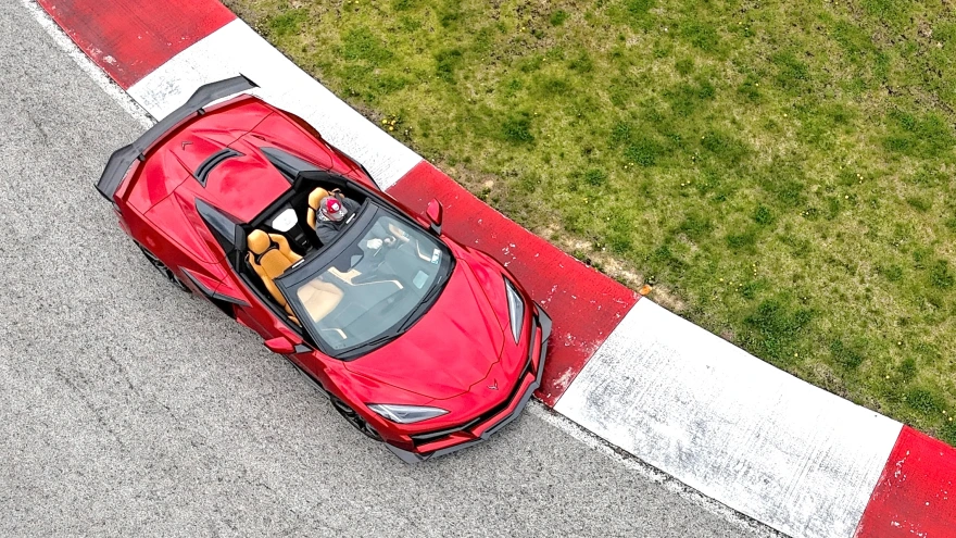 2024 PVGP sweepstakes C8 Z06 prize top view