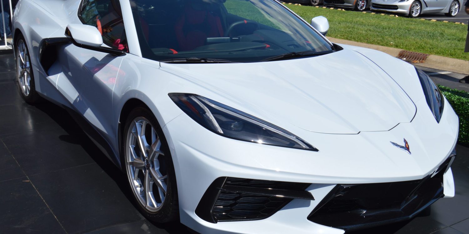 The 2020 C8 Corvette on display at the 2019 Corvette Caravan event in Bowling Green, Kentucky. (Image courtesy of Scott Kolecki, Corvsport.com)