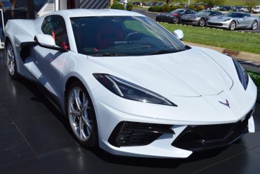 The 2020 C8 Corvette on display at the 2019 Corvette Caravan event in Bowling Green, Kentucky. (Image courtesy of Scott Kolecki, Corvsport.com)