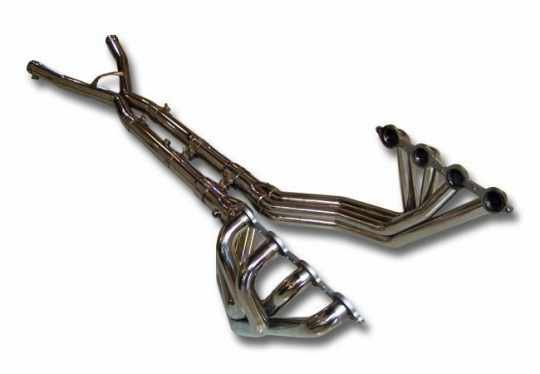 LG Motorsports Street Series Long Tube Headers and X-Pipe