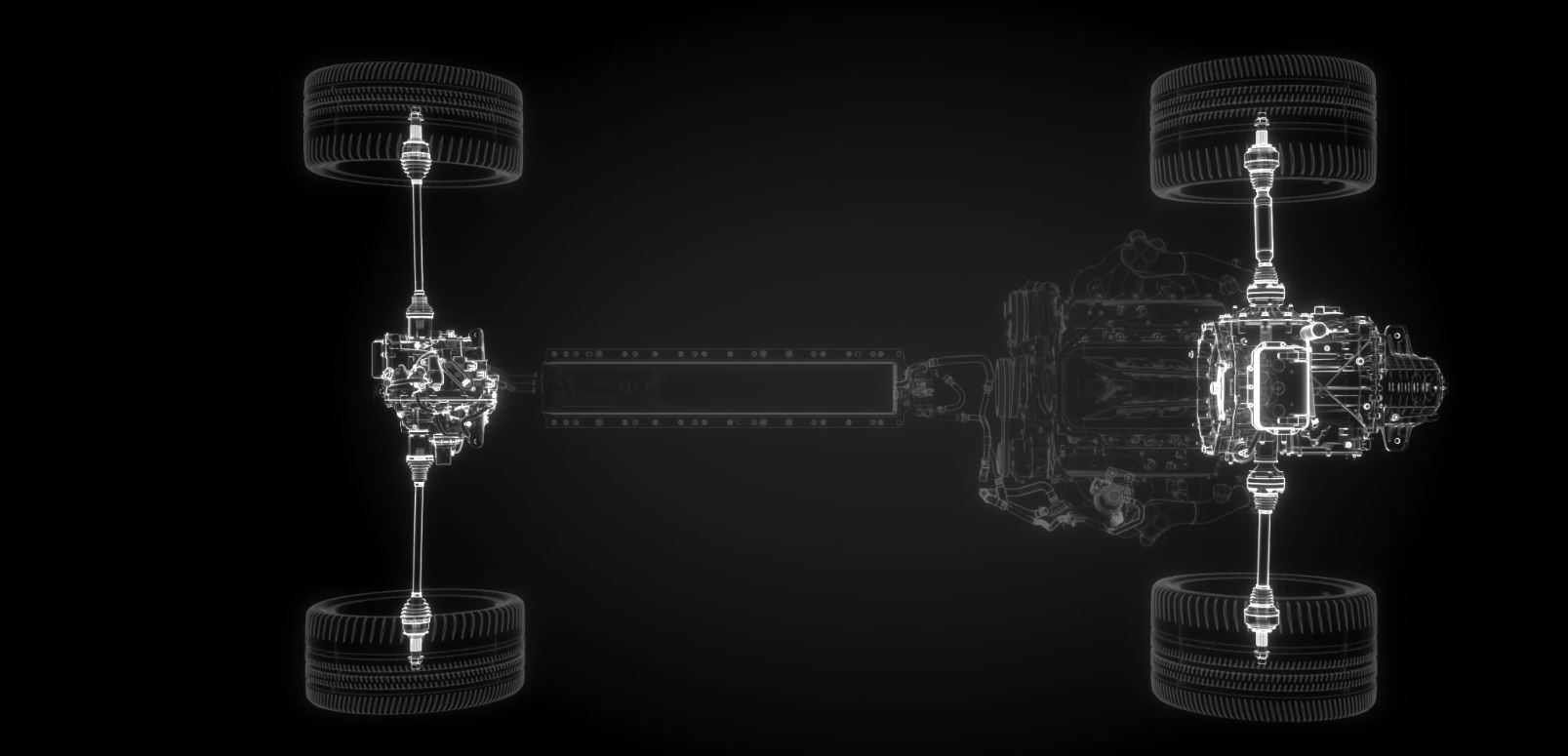 Corvette C8 E-Ray layout