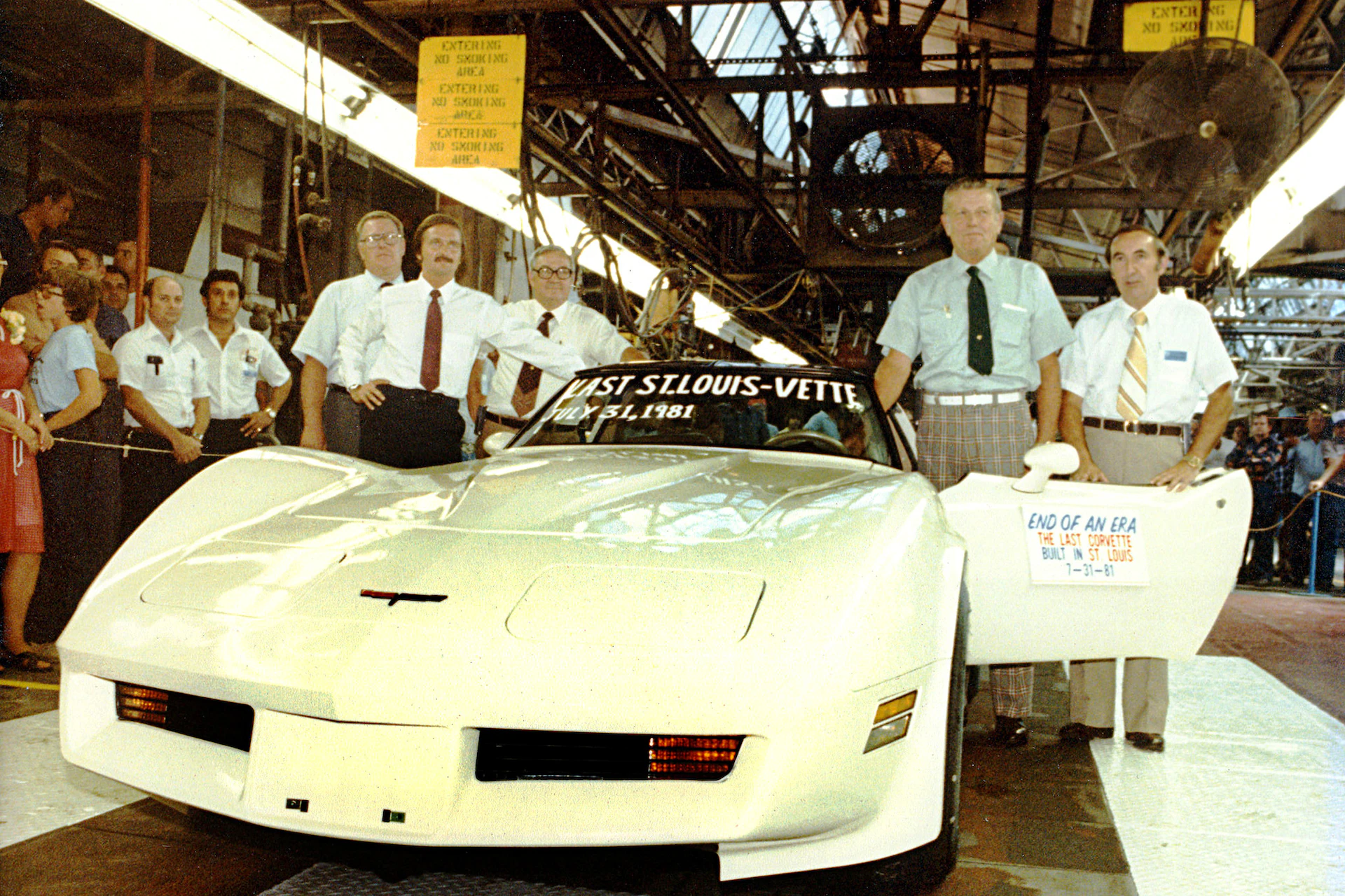 Corvette C3 assembly line in St. Louis Missouri