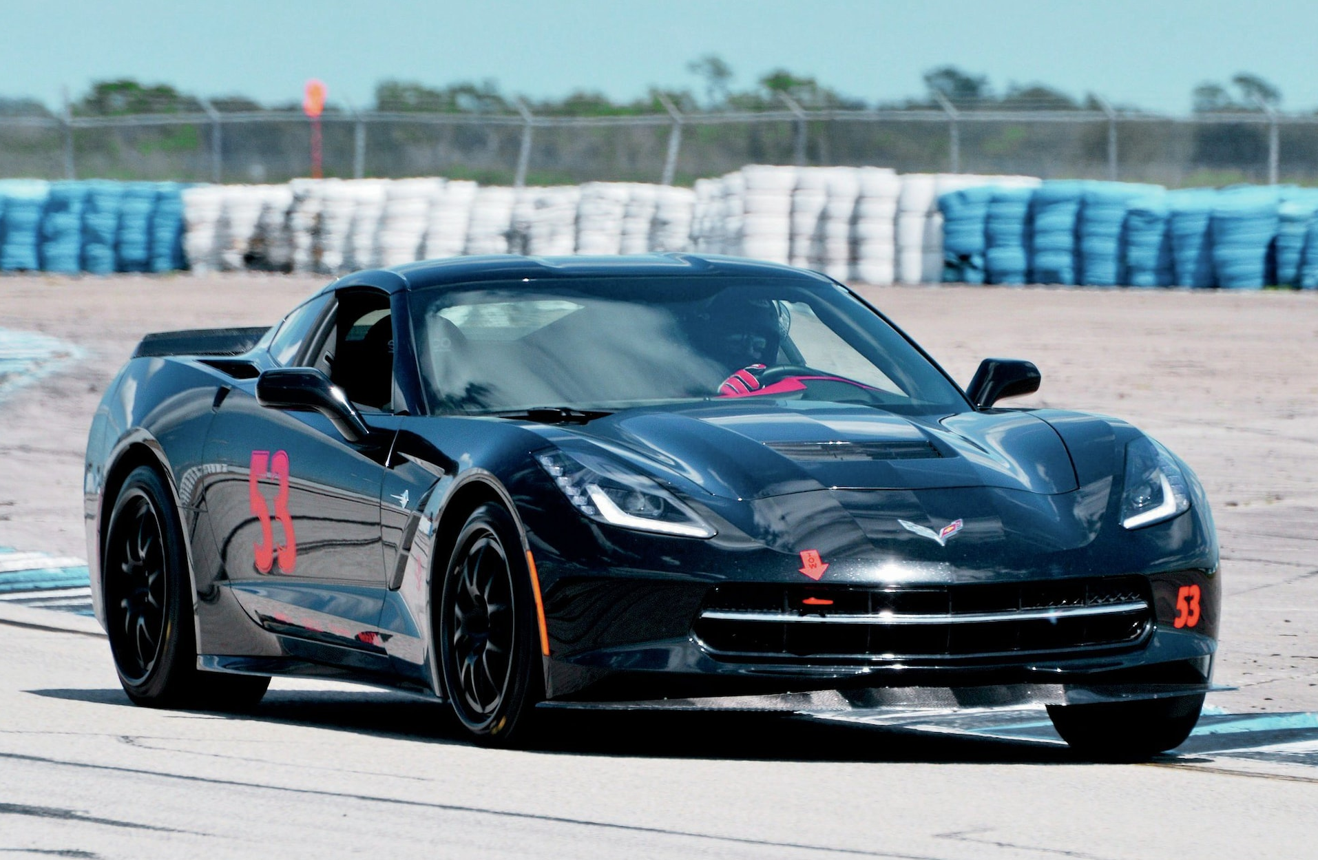 Corvette at the track