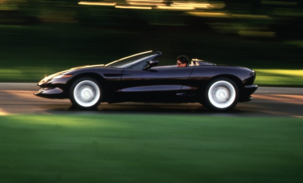 The Sting Ray III was loaded with cutting-edge hardware and was well received by the general public and press at the 1992 Detroit International Auto Show. However, the Detroit-based design groups were less than thrilled with the car. Even so, a good design is never wasted. The basic profile/shape of the Stingray III's exterior became the basis for the exterior of the 1995 Chevrolet Cavalier convertible, which was about as far away from the heart and soul of a Corvette as Chevy could get...and definitely a departure from what John Schinella and his Advanced Concepts Center team had envisioned for their iconic sports car design. (Image courtesy of GM Media.)